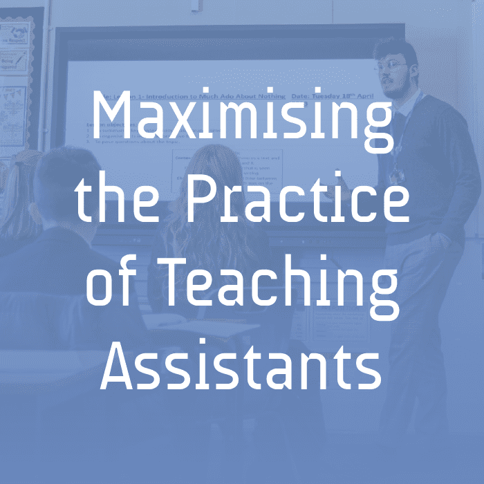 Maximising the Practice of Teaching Assistants
