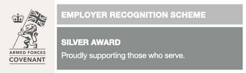 Silver Award banner Employer Recognition Scheme - Silver Award
