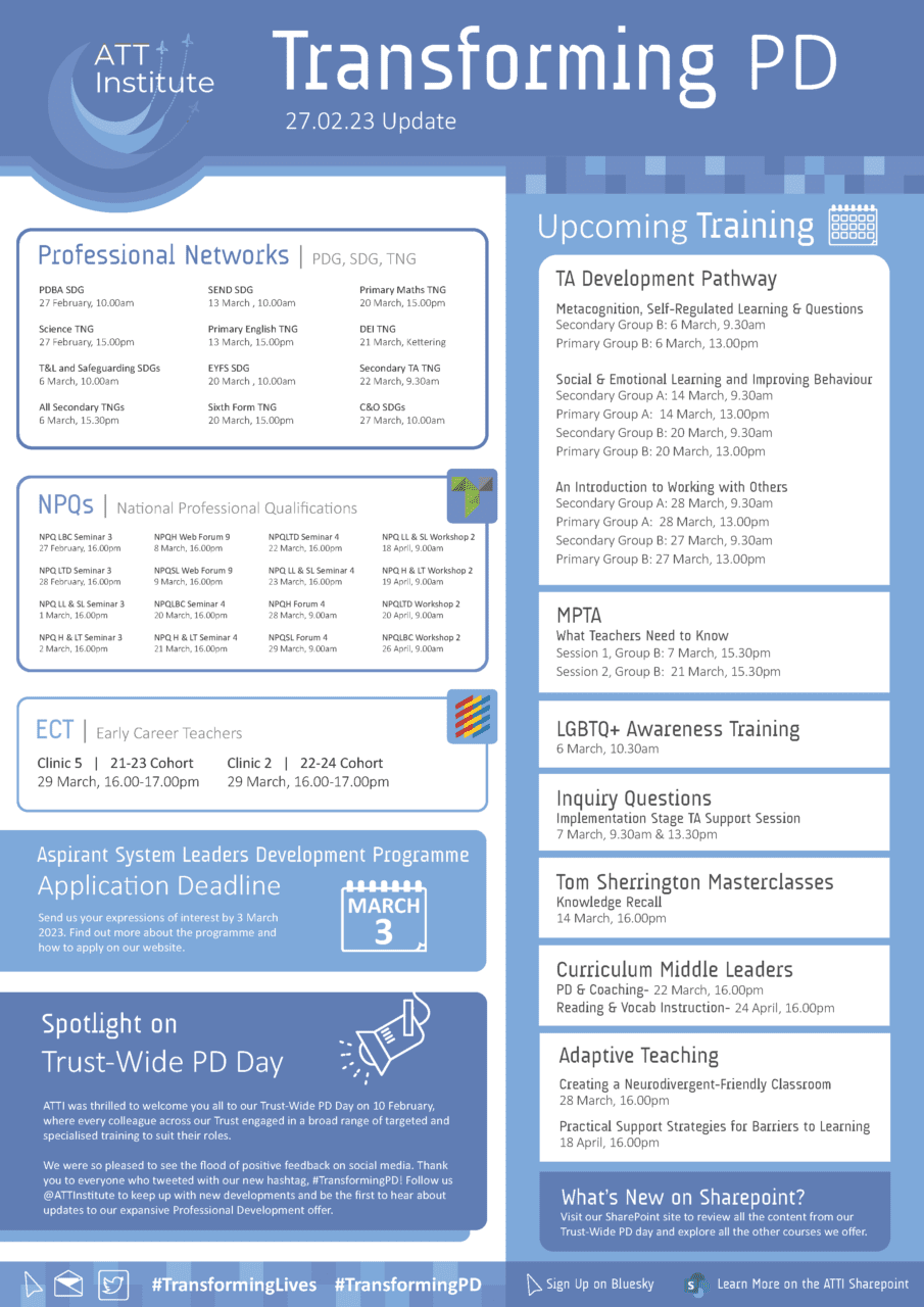 Welcome to ATT Institute - Academy Transformation Trust