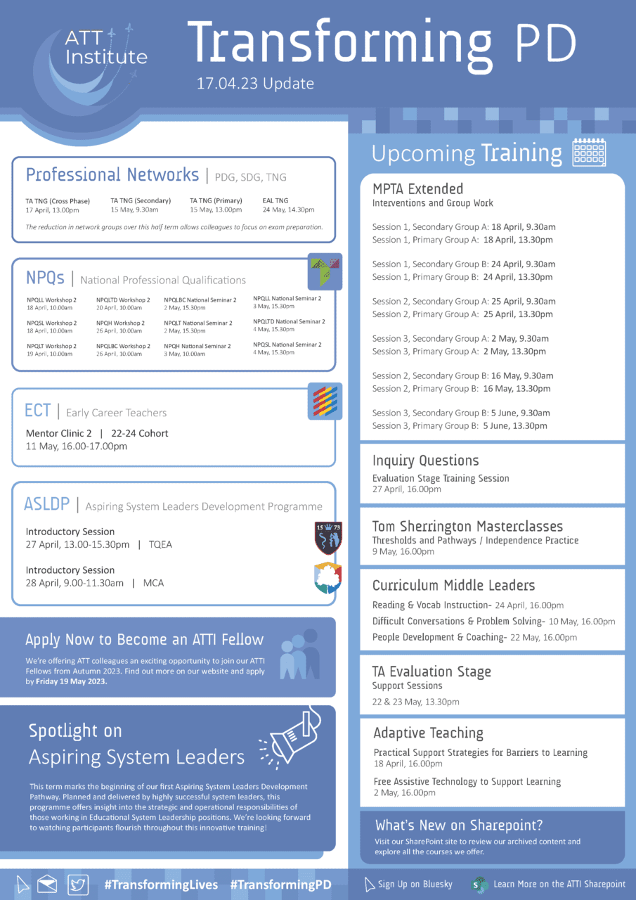 Welcome to ATT Institute - Academy Transformation Trust