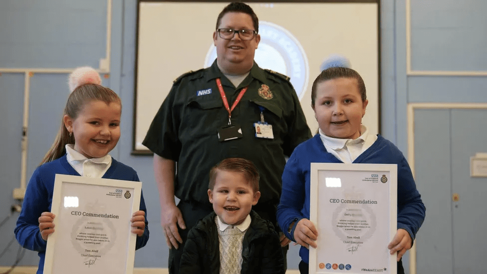 Beck Row Pupils Awarded for Bravery